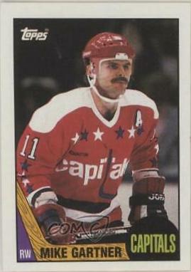 Mike Gartner #168 1987-88 Topps Hockey