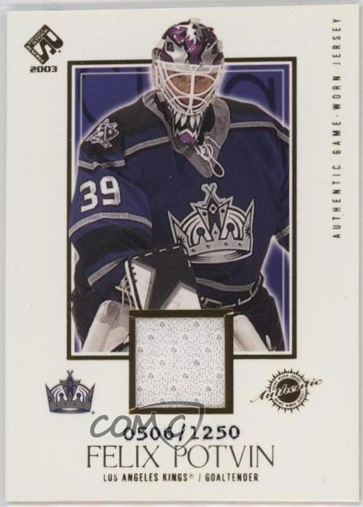 Felix Potvin #125 2002 Pacific Private Stock Reserve Hockey