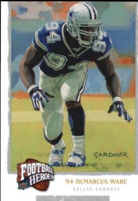 DeMarcus Ware #25 Football Cards 2008 Upper Deck Heroes