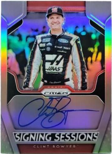 Clint Bowyer #SS-CB Racing Cards 2019 Panini Prizm Nascar Signing Sessions Autographs