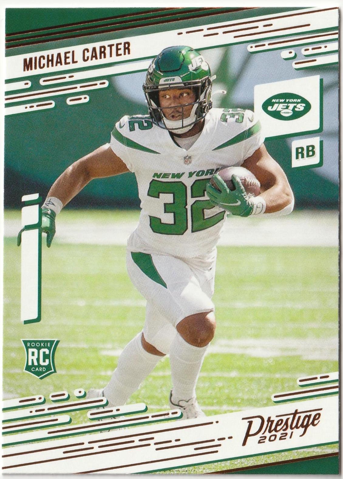 Michael Carter #218 Football Cards 2021 Panini Prestige
