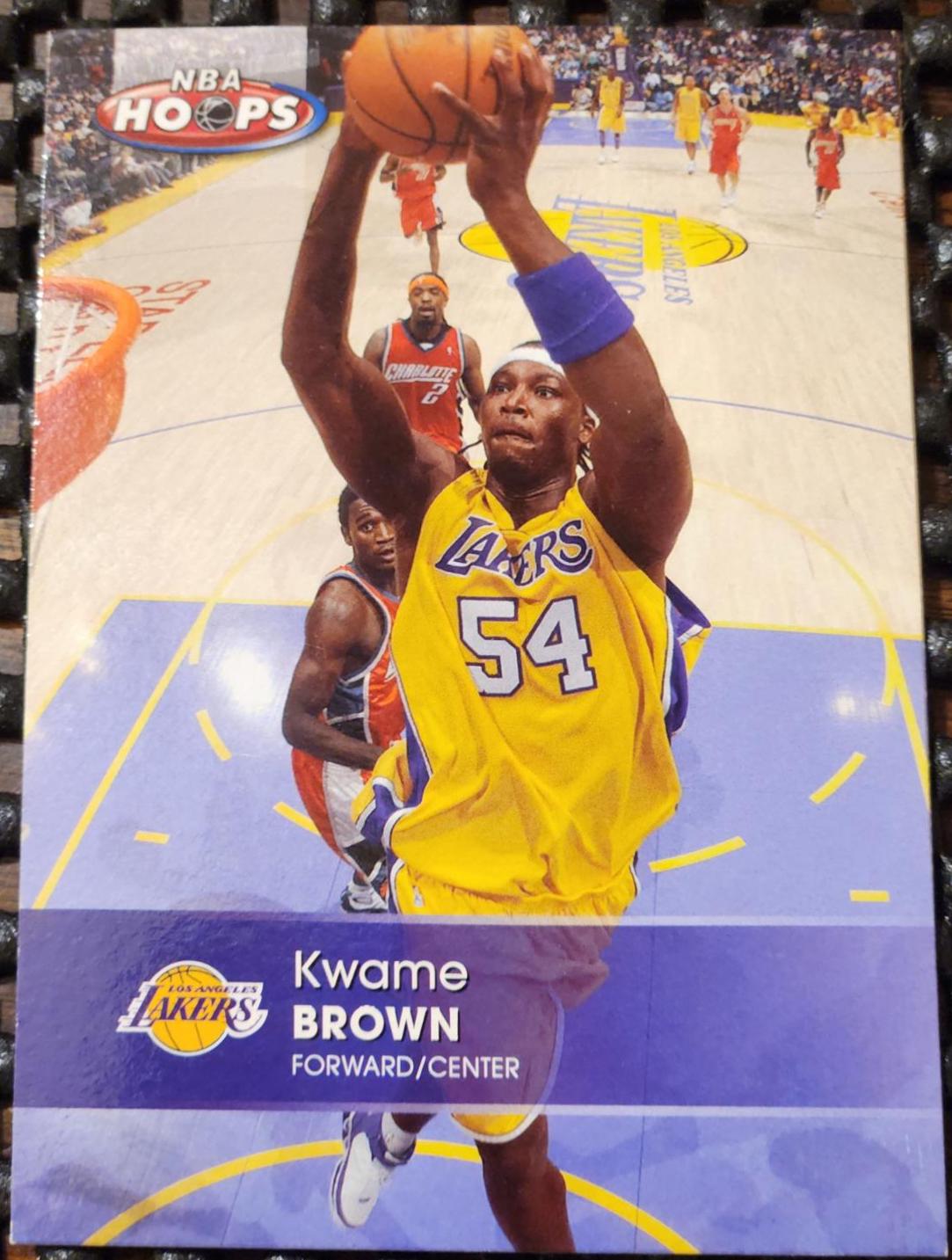 Kwame Brown #59 Basketball Cards 2005 Hoops