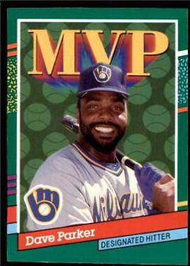Dave Parker #390 Baseball Cards 1991 Donruss