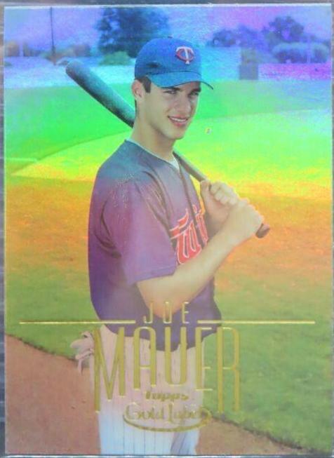 Joe Mauer #164 Baseball Cards 2002 Topps Gold Label