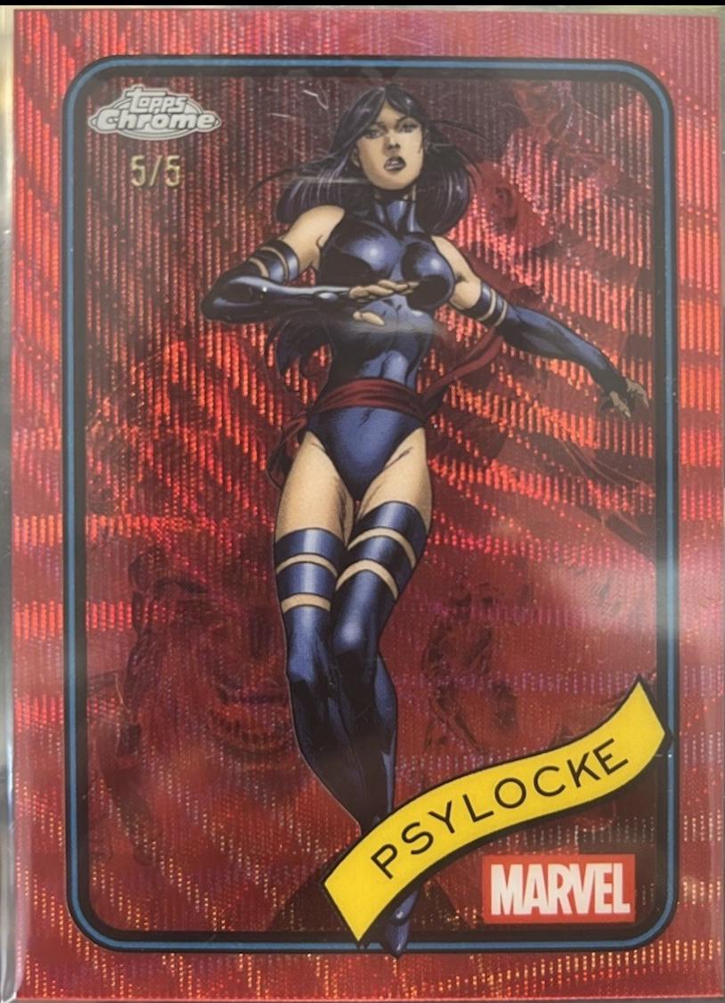 Psylocke Red Wave Refractor