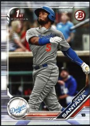 Cristian Santana #BP-134 Baseball Cards 2019 Bowman Prospects