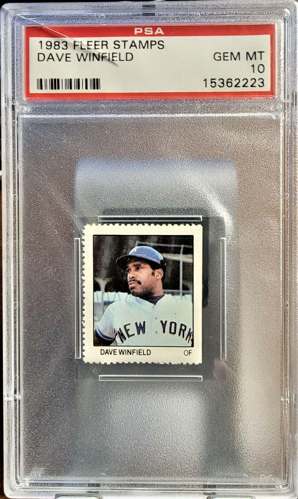 Dave Winfield Baseball Cards 1983 Fleer Stamps