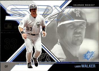 Larry Walker #41 Baseball Cards 2003 Spx