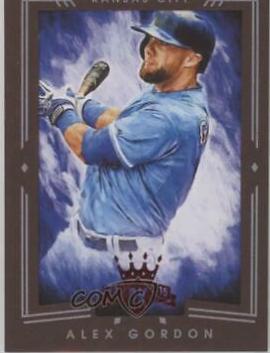 Alex Gordon #7 Baseball Cards 2015 Panini Diamond Kings