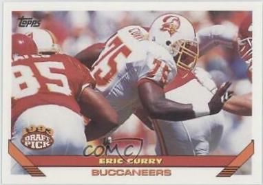 Eric Curry #437 Football Cards 1993 Topps