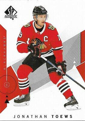 Jonathan Toews #5 Hockey Cards 2018 SP Authentic