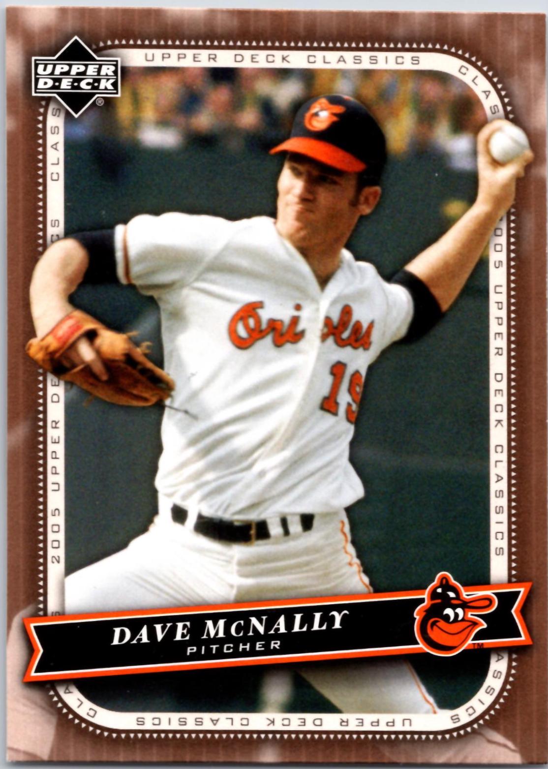 Dave McNally #24 Baseball Cards 2005 Upper Deck Classics