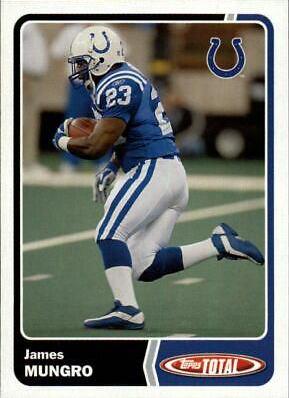 James Mungro #15 Football Cards 2003 Topps Total
