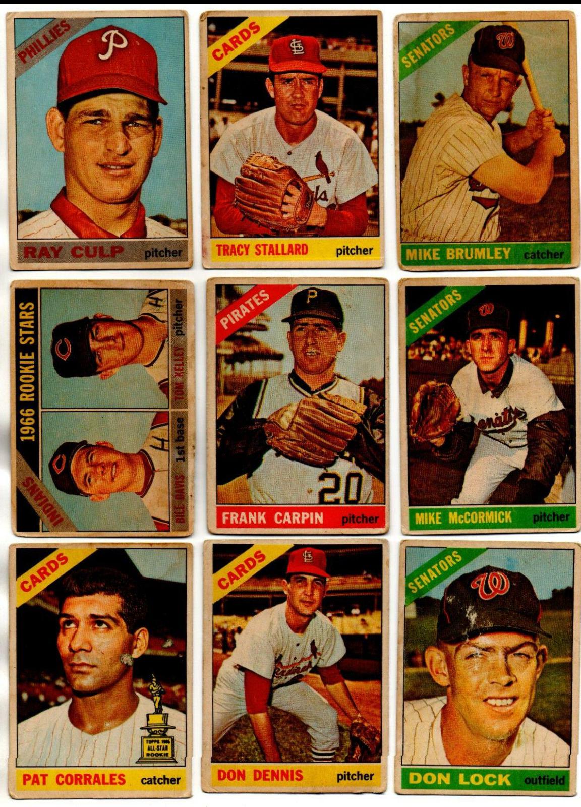 Ray Culp #4 Baseball Cards 1966 Venezuela Topps