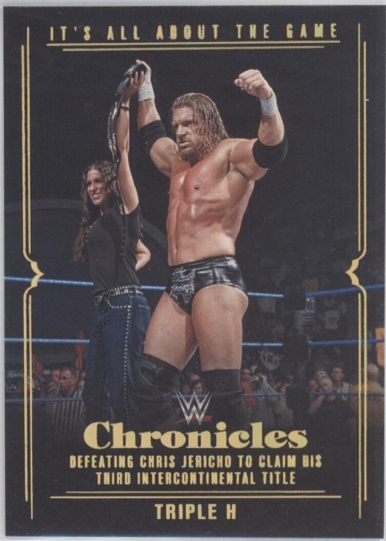 Triple H #HHH-25 Wrestling Cards 2022 Panini Chronicles WWE It's All About the Game
