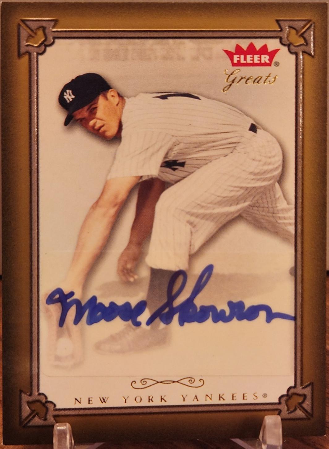 Bill Skowron #GBA-MS2 2004 Fleer Greats Of The Game Autograph Baseball