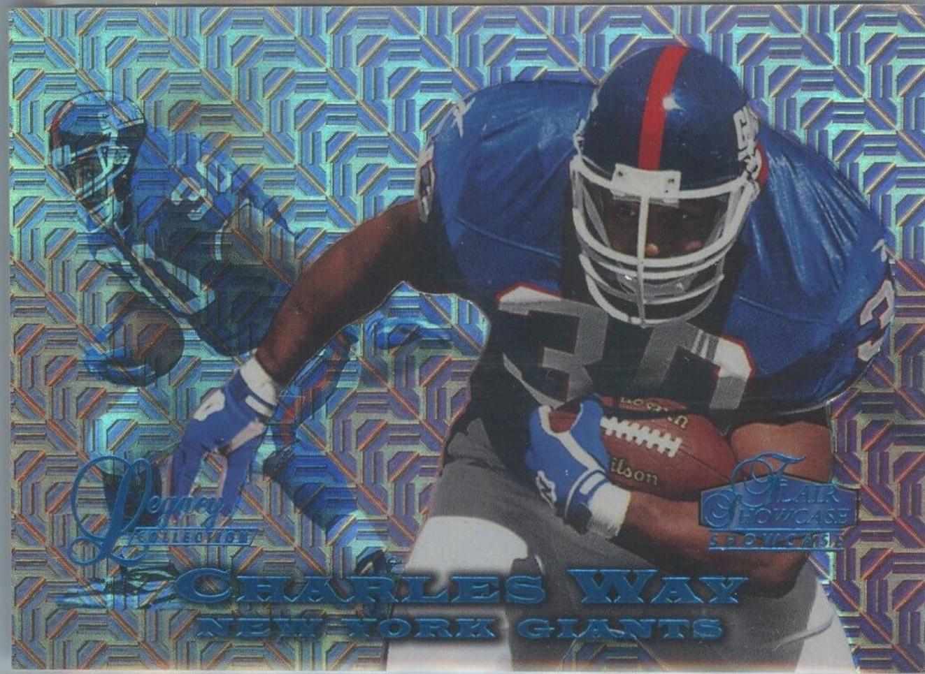Charles Way #68 1998 Flair Showcase Legacy Collection Football