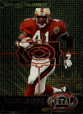 Terry Kirby #2 Football Cards 1997 Metal Universe