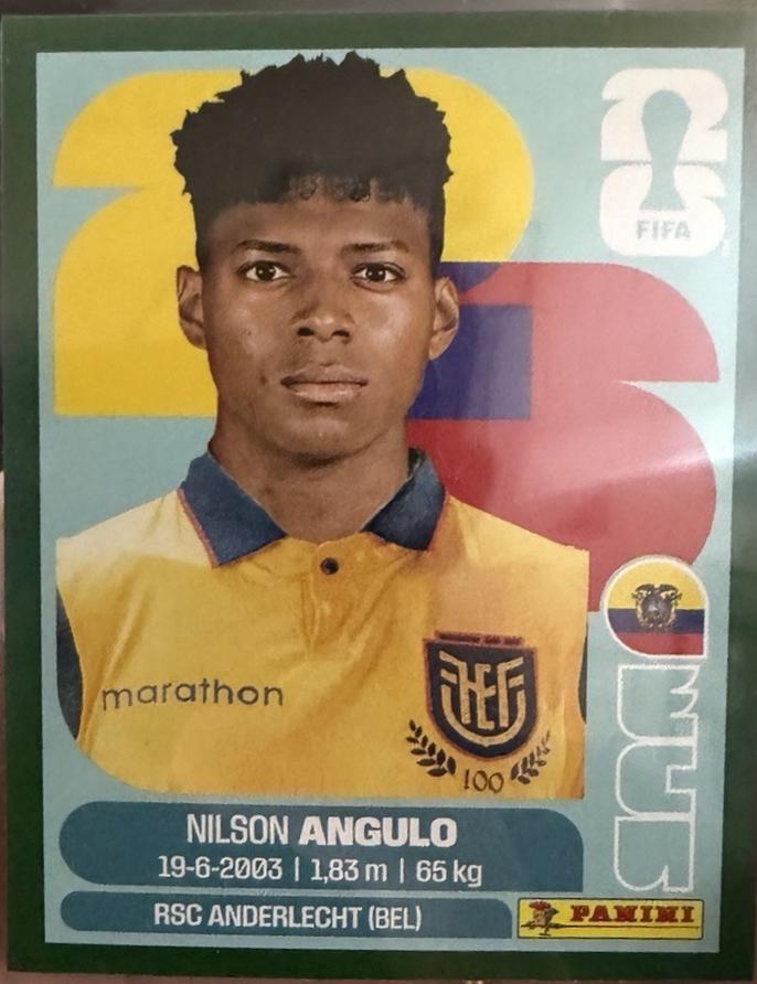 Nilson Angulo [Green] #ECU17 Prices | 2026 Panini FIFA World Cup ...