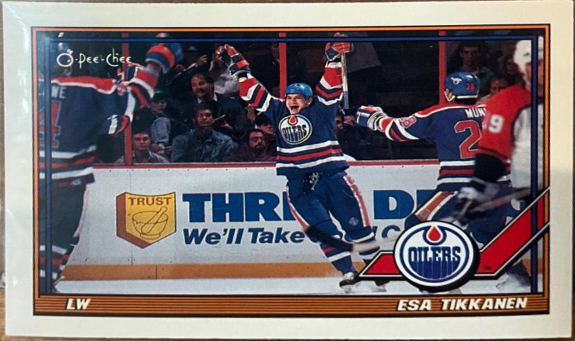 Esa Tikkanen #378 Hockey Cards 1991 O-Pee-Chee
