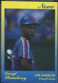 Darryl Strawberry #39 Baseball Cards 1991 Star Nova Edition