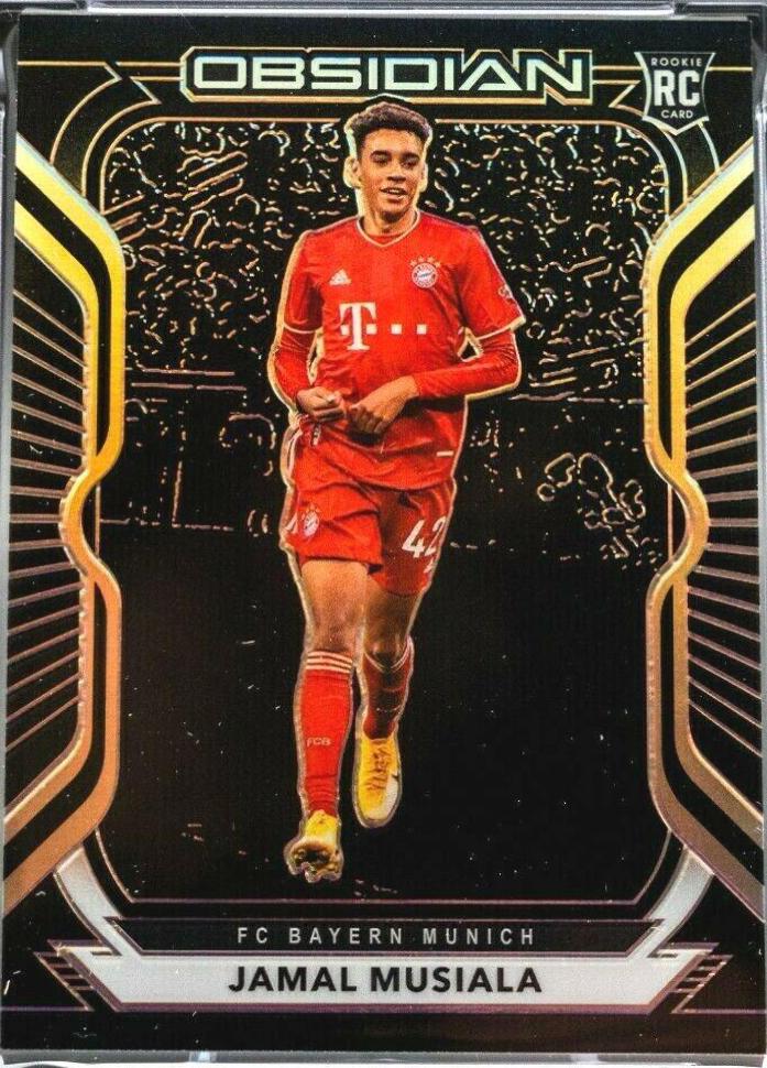 Jamal Musiala #72 Soccer Cards 2020 Panini Obsidian