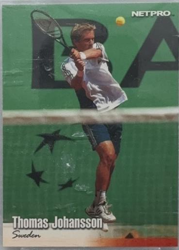 Thomas Johansson #35 Tennis Cards 2003 NetPro