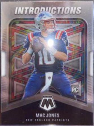 Mac Jones #I-5 Football Cards 2021 Panini Mosaic Introductions
