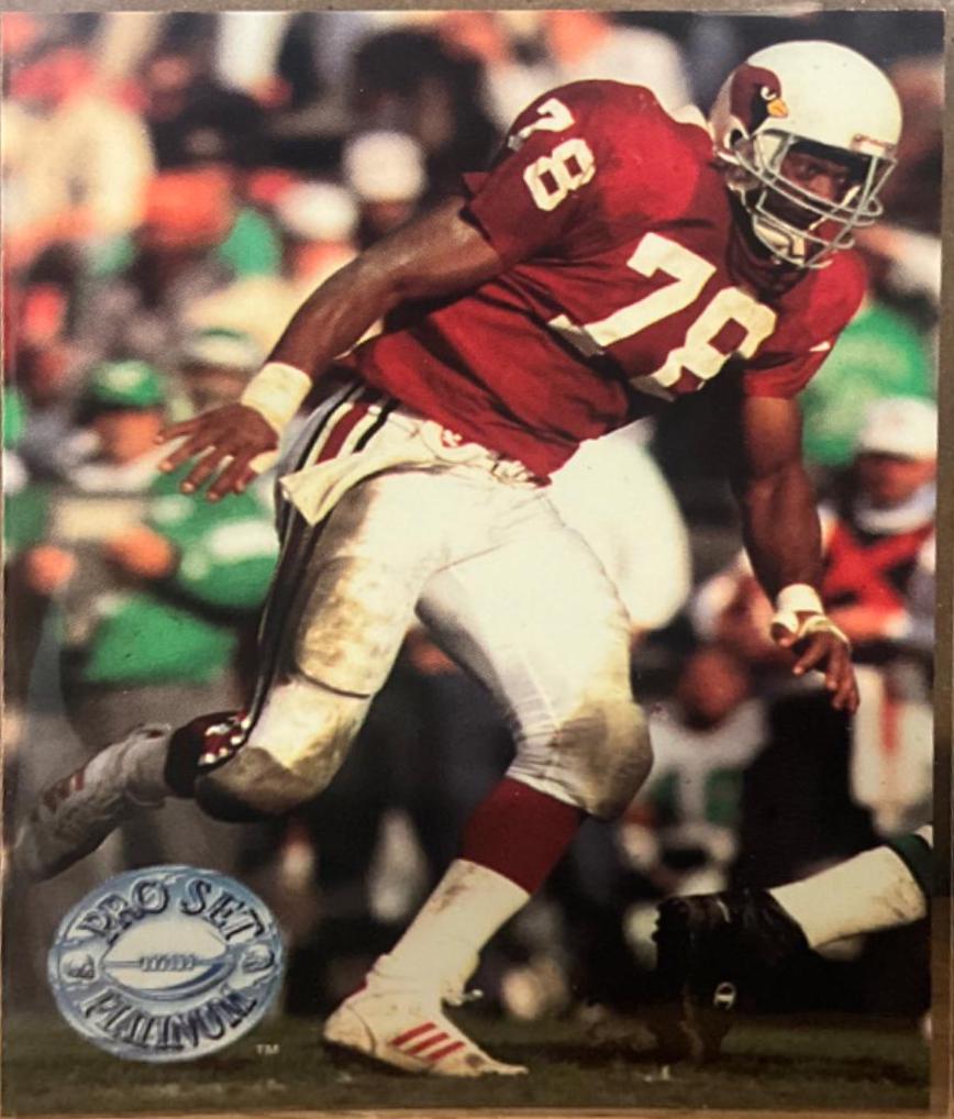 Freddie Joe Nunn #95 Football Cards 1991 Pro Set Platinum