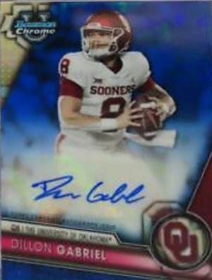 Dillon Gabriel #PA-DGA 2023 Bowman Chrome University Sapphire Prospect Autographs Football