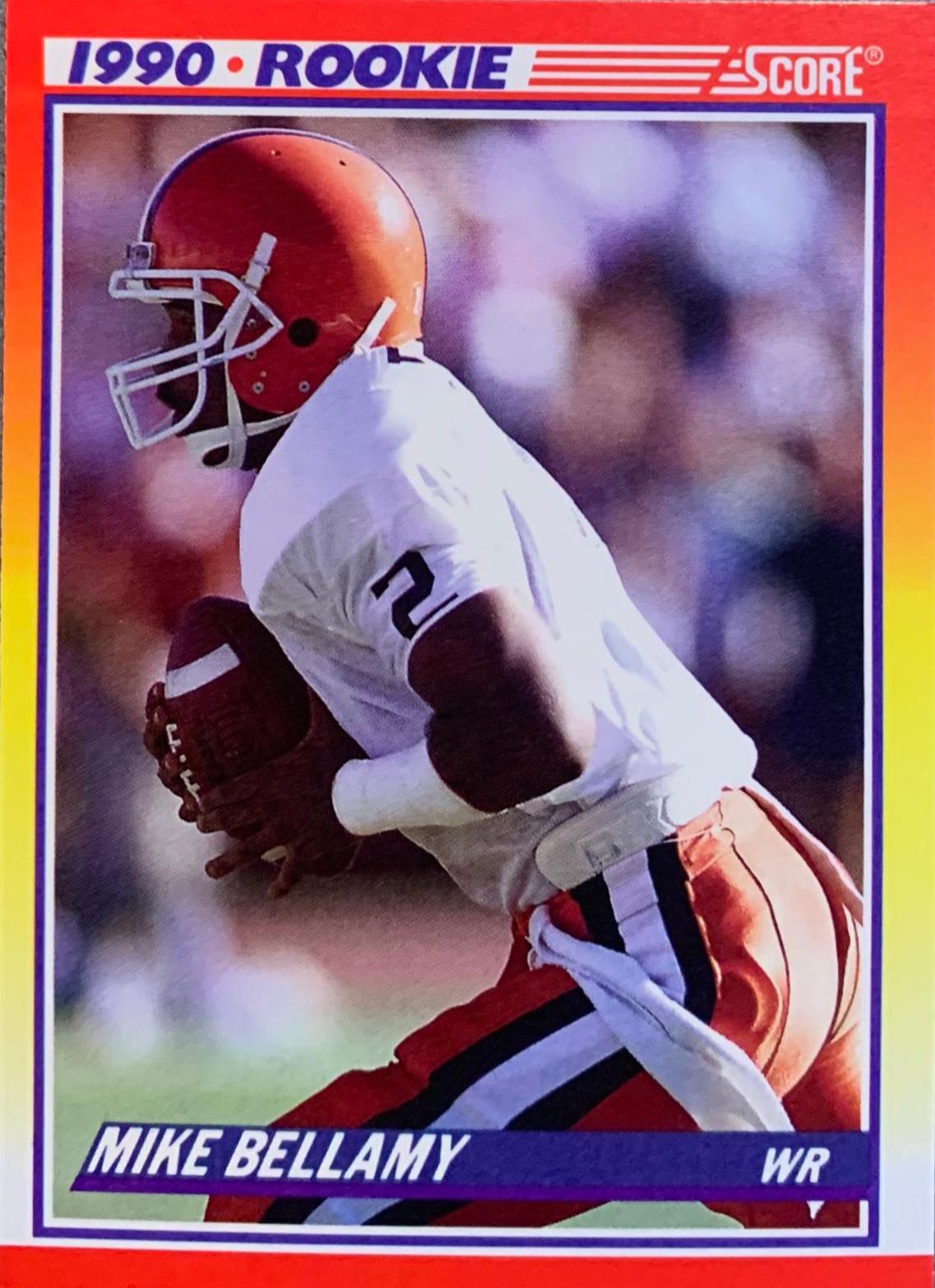 Mike Bellamy #626 Football Cards 1990 Panini Score