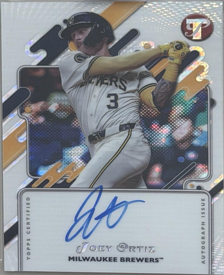 Joey Ortiz #PA-JO 2025 Topps Pristine Autograph Baseball