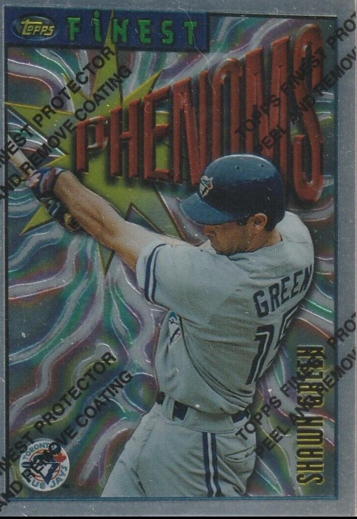 Shawn Green #41 Baseball Cards 1996 Finest