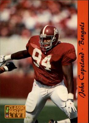 John Copeland #39 Football Cards 1993 Pro Line Live