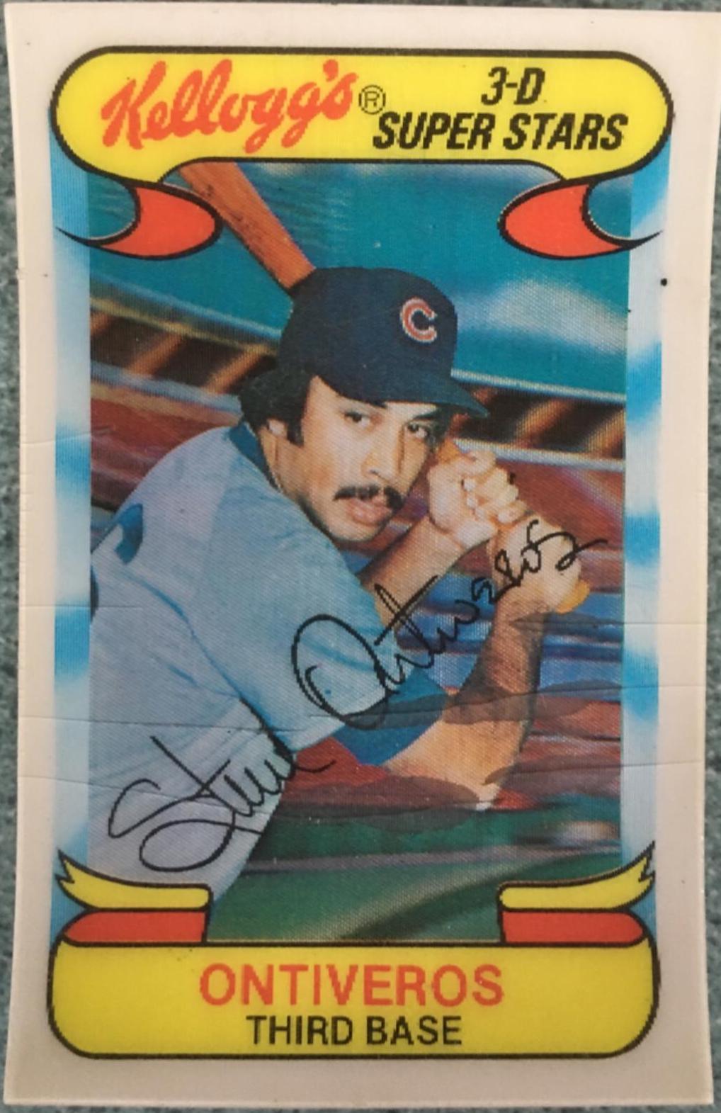 Steve Ontiveros #44 Baseball Cards 1978 Kellogg's