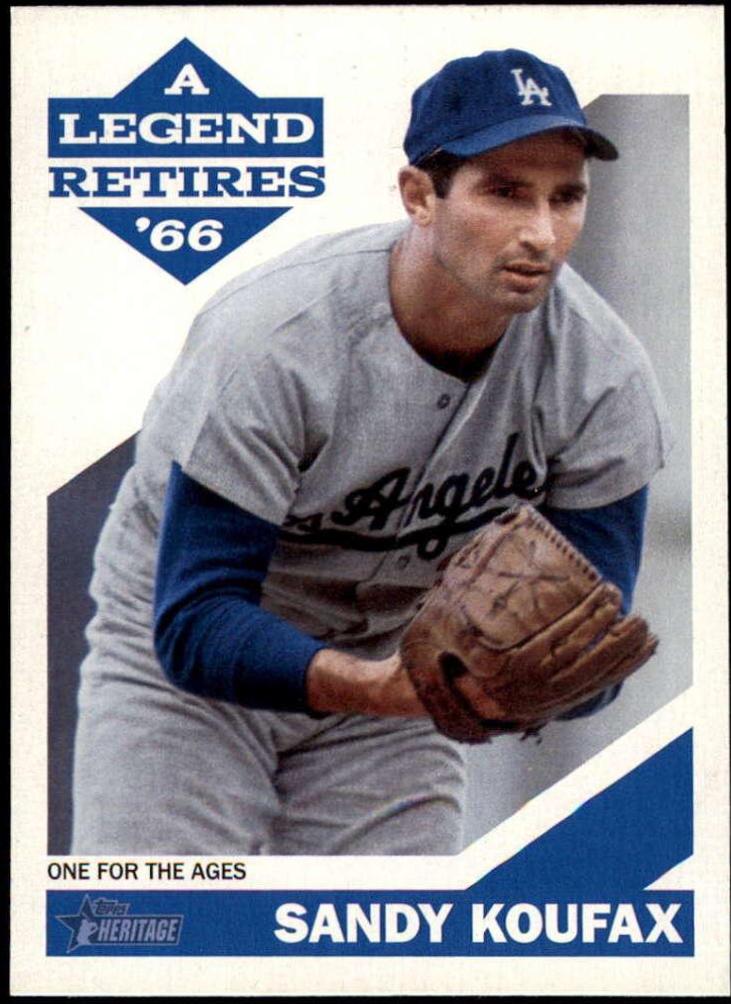 Sandy Koufax #SK-15 Baseball Cards 2015 Topps Heritage A Legend Retires