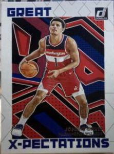 Johnny Davis #10 Basketball Cards 2022 Panini Donruss Great X Pectations