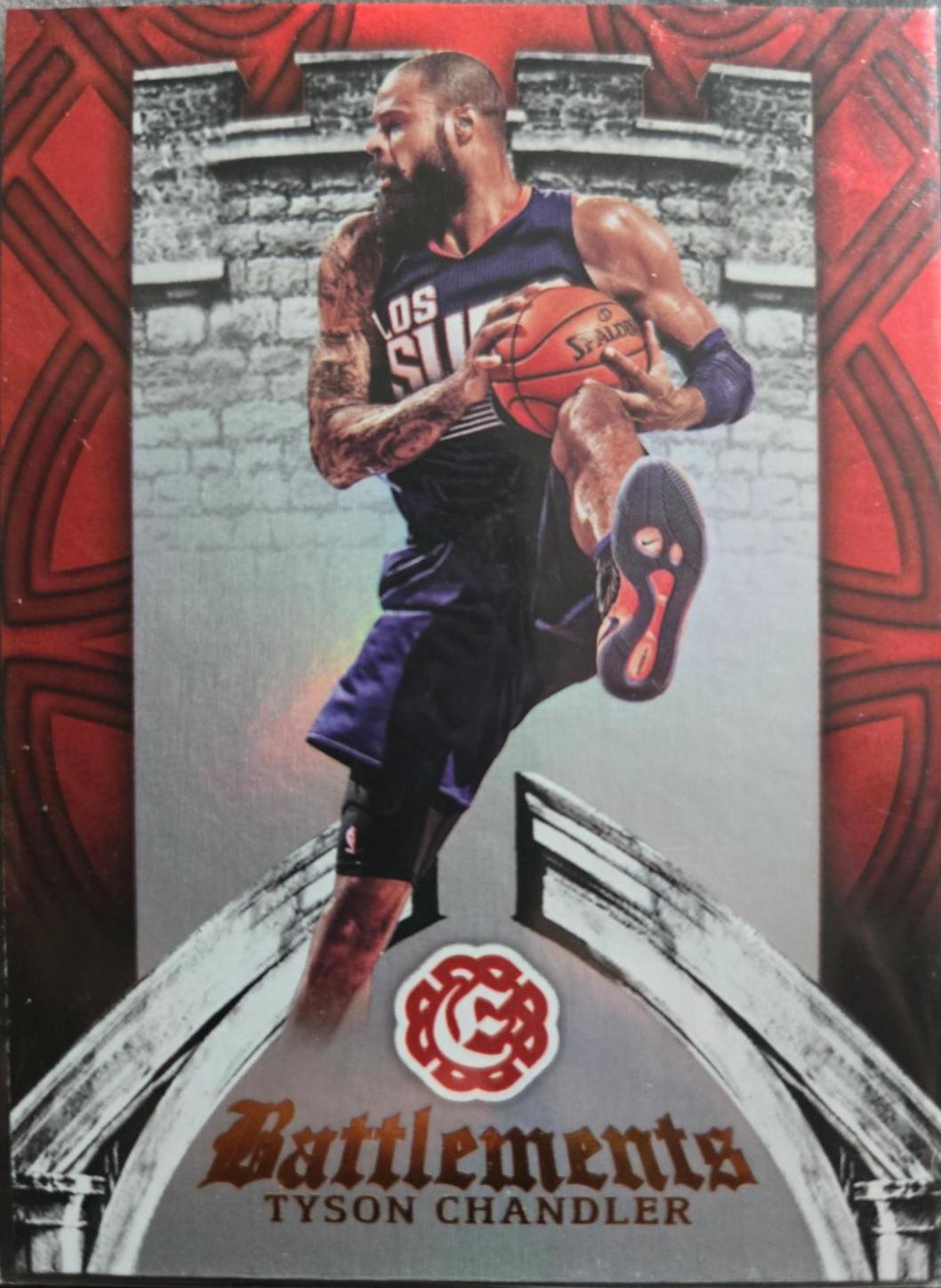 Tyson Chandler #8 Basketball Cards 2016 Panini Excalibur Battlements