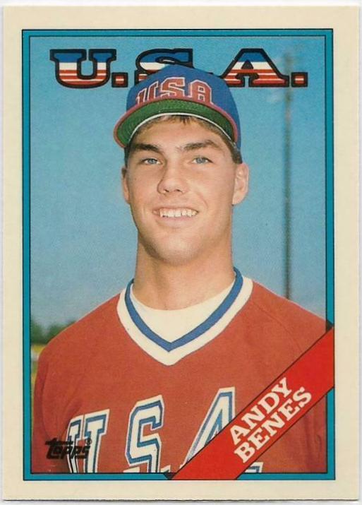 Andy Benes #14T Baseball Cards 1988 Topps Traded Tiffany