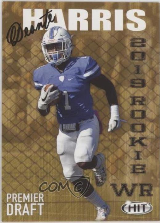 Deonte Harris #103 Football Cards 2019 Sage Hit