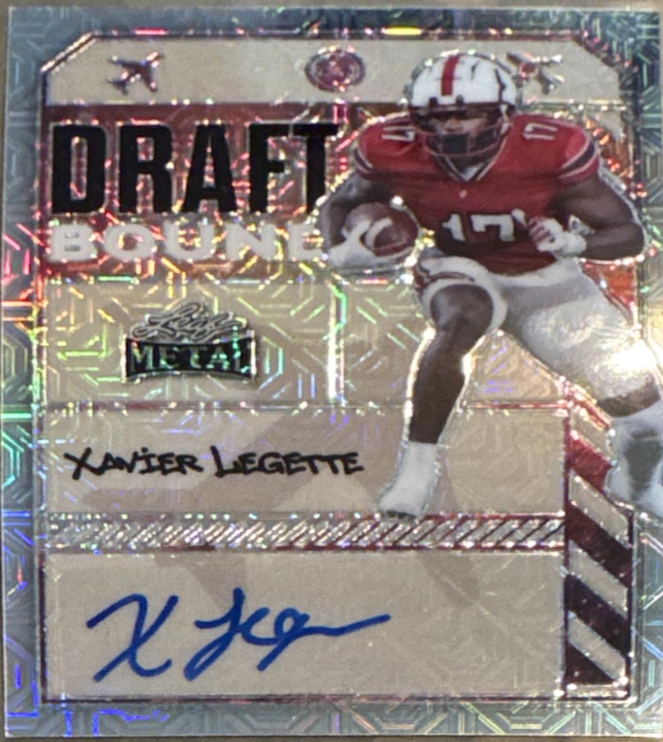 Xavier Legette [Red Wave] #DB-XL1