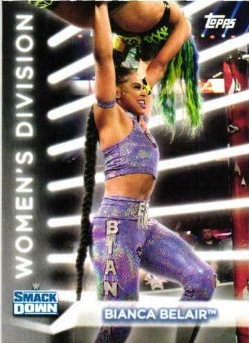 Bianca Belair #R-18 Wrestling Cards 2021 Topps WWE Women’s Division Roster
