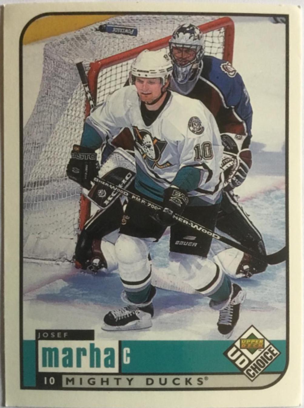 Josef Marha #3 Hockey Cards 1998 Upper Deck