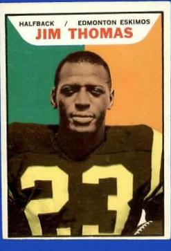 Jim Thomas #43 Football Cards 1965 Topps CFL
