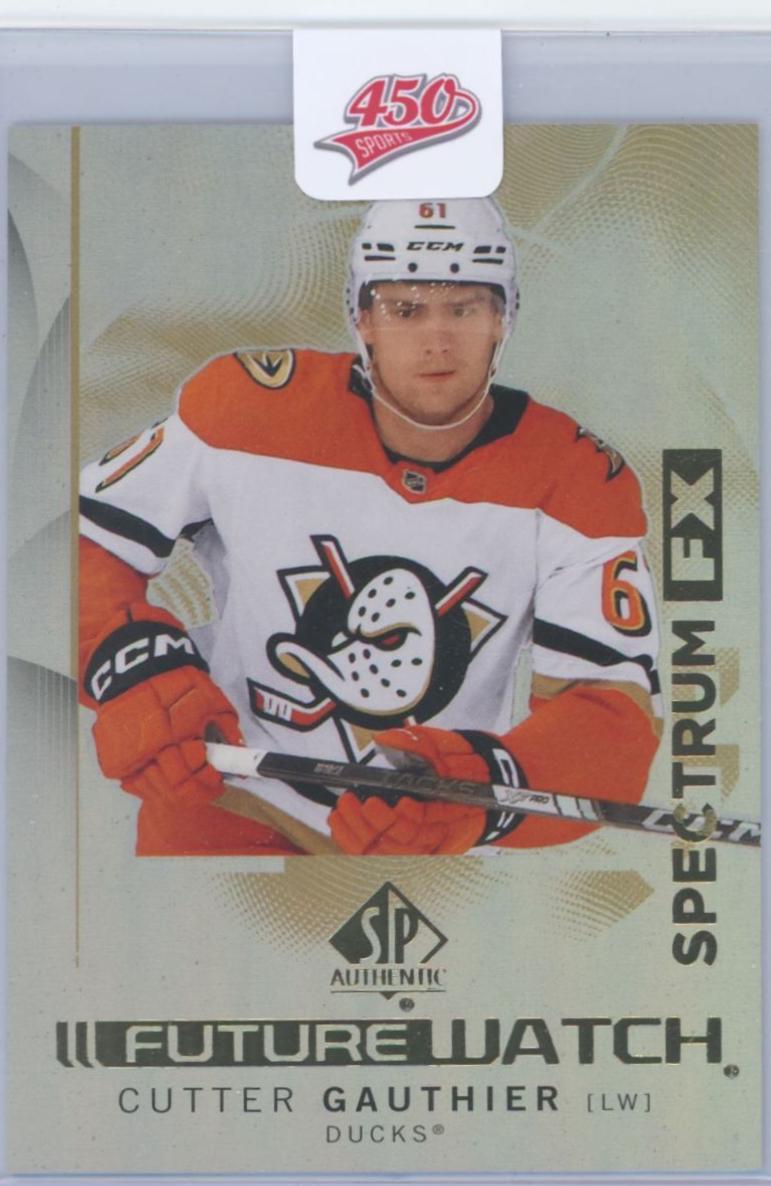 Cutter Gauthier #S-100 2024-25 SP Authentic Hockey Spectrum FX