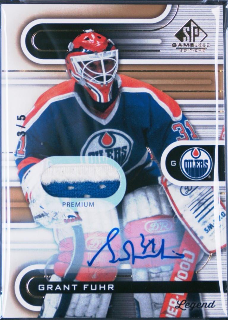 Grant Fuhr #140 2022-23 SP Game Used Hockey