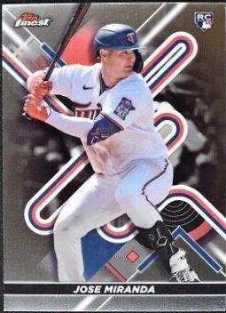 Jose Miranda #15 Baseball Cards 2022 Topps Finest