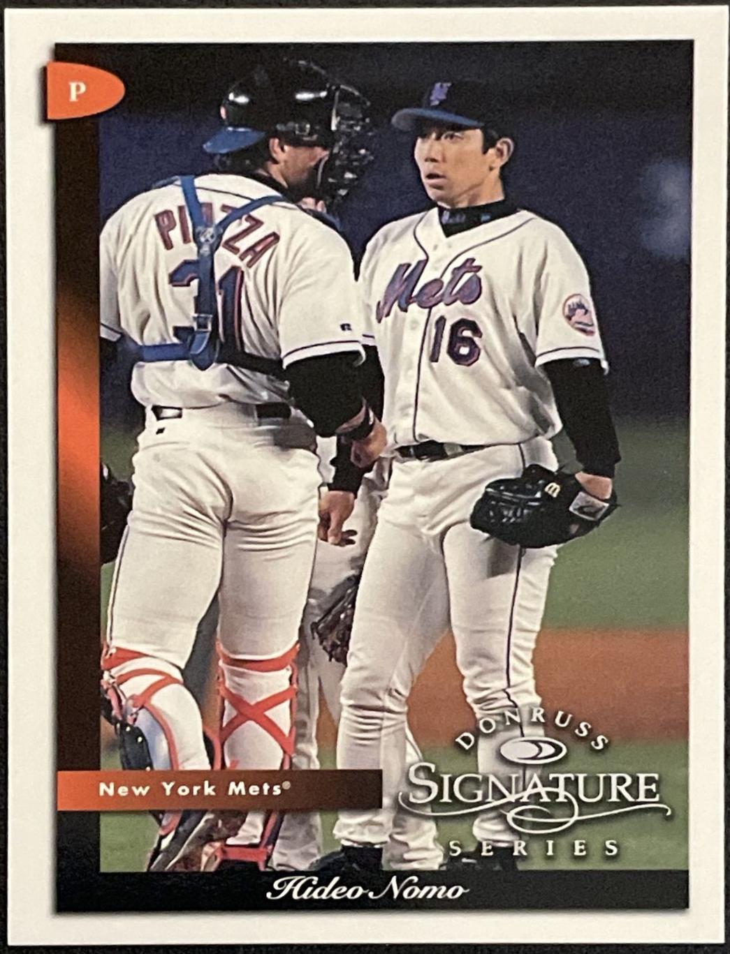 Hideo Nomo #38 1998 Donruss Signature Baseball