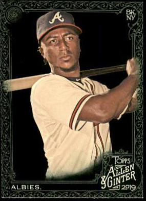 Ozzie Albies #13 Baseball Cards 2019 Topps Allen & Ginter X