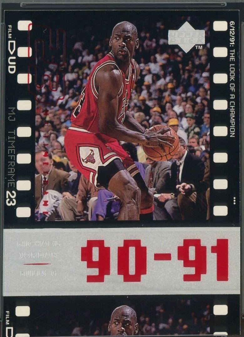 Michael Jordan #46 Basketball Cards 1998 Upper Deck MJ Living Legend